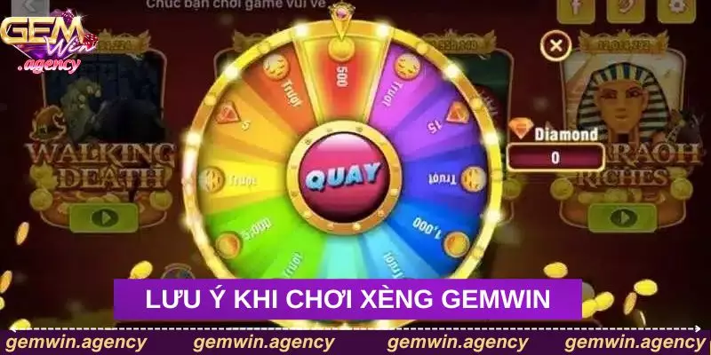 Một vài lưu ý khi tham gia xèng tại Gemwin Một vài lưu ý khi tham gia xèng tại Gemwin