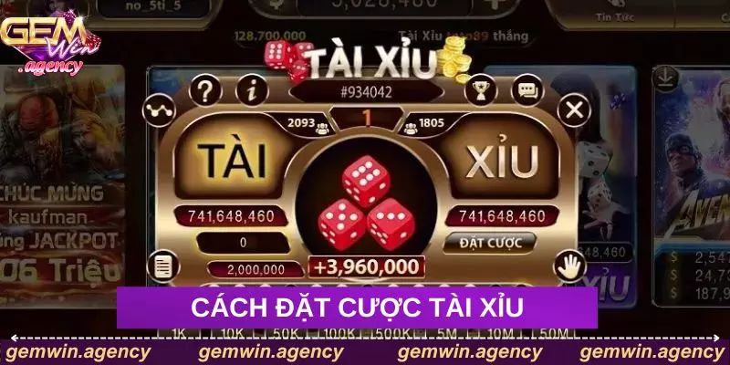 Cách đặt cược tài xỉu phổ biến tại Gemwin Cách đặt cược tài xỉu phổ biến tại Gemwin